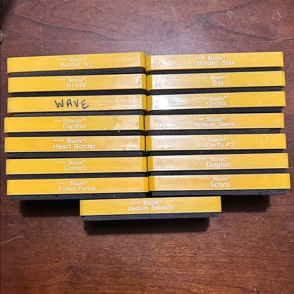 Sizzix Bundle of Yellow Dies - Picture 1 of 11